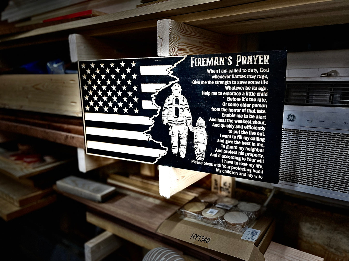 Firefighters Prayer Flag