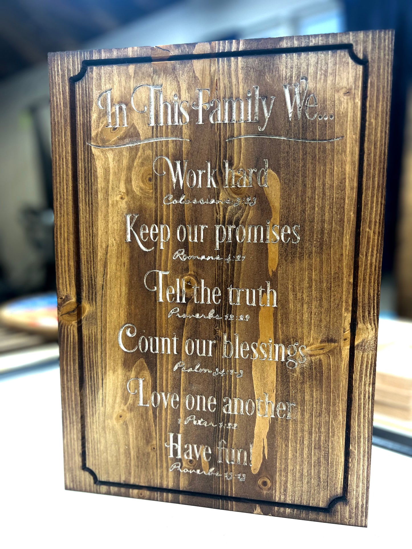 In This Family Sign