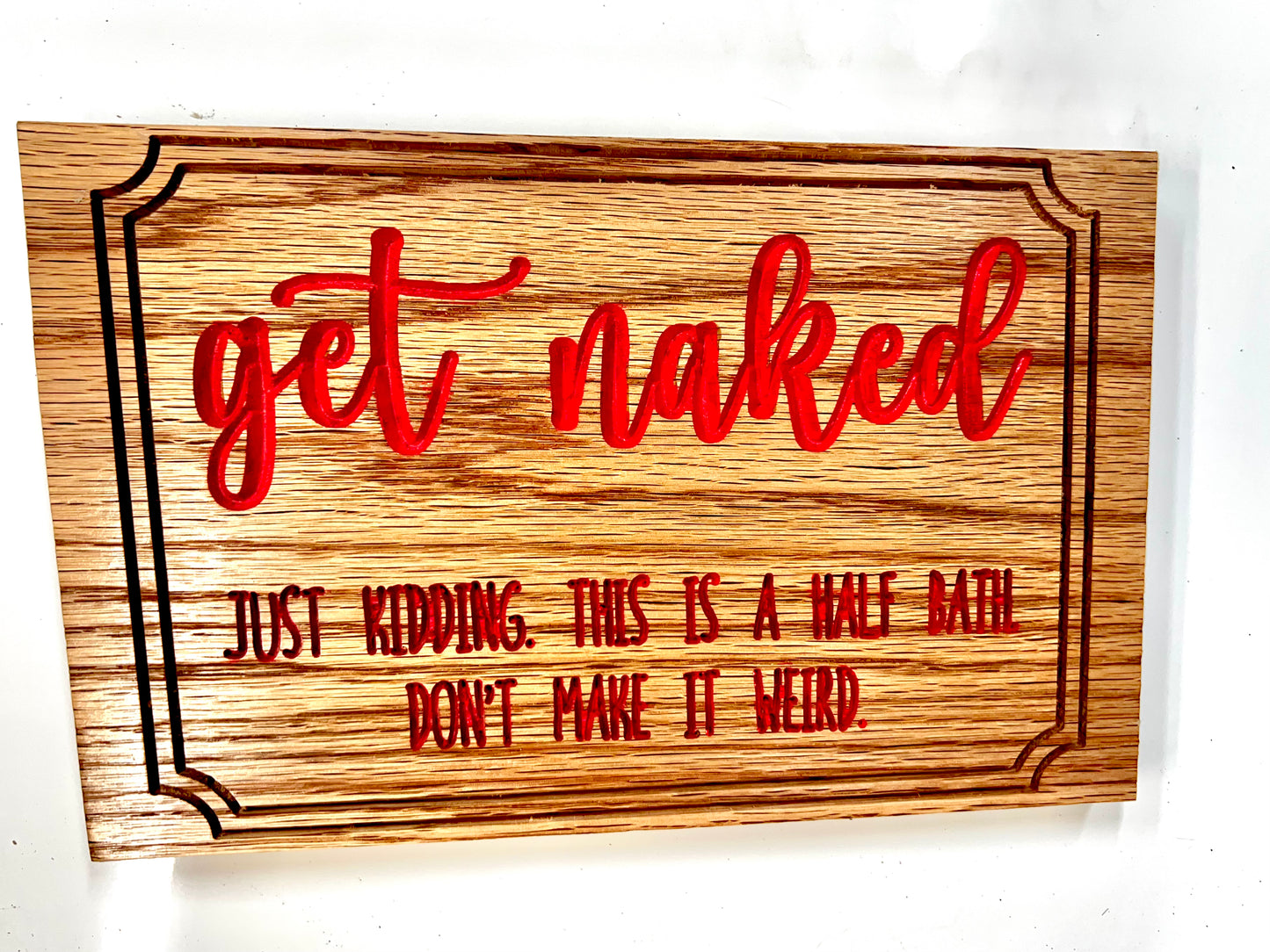 Get Naked Sign