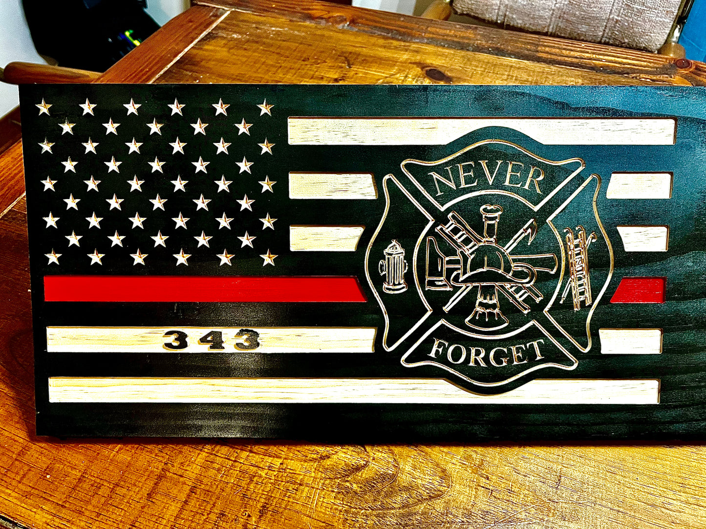 Thin Red Line “Never Forget 343” Flag